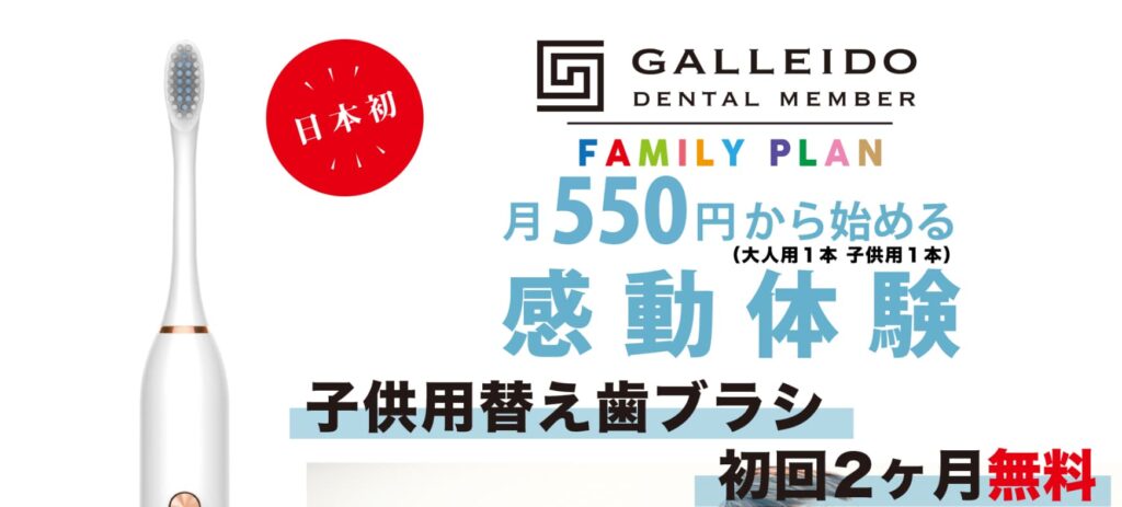 超特価美品 GALLEIDO ガレイド 電動歯ブラシ替え歯ブラシ 6本セット